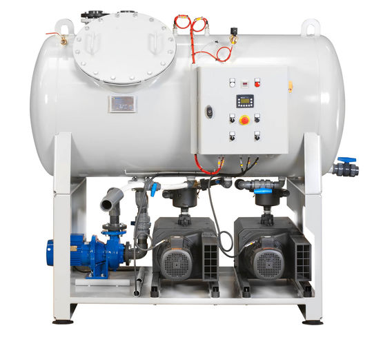 Siphon de sol inox pour centrale de vide | Siphon de sol inox 6L Evac - produit présenté par EVAC