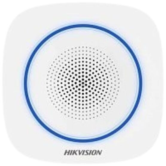 Sirène intérieure radio Hikvision AX PRO 110 dB | DS-PS1-II WE Bleu