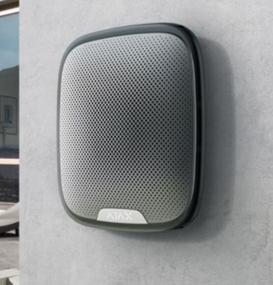  Sirène sans fil pour intérieur et extérieur - Signal sonore de 85 à 113 dB | AJAX STREETSIREN  - Centrale d'alarme anti-intrusion