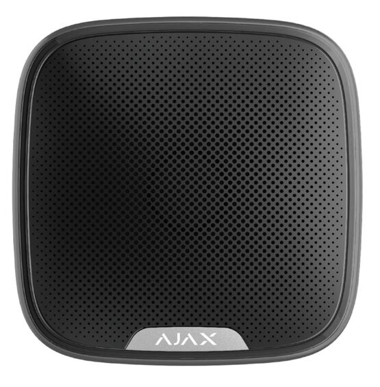 Sirène sans fil pour intérieur et extérieur - Signal sonore de 85 à 113 dB | AJAX STREETSIREN  - produit présenté par SERVIACOM-PROACCESS