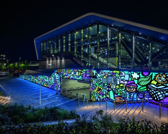 Solid Surface architectural | HIMACS translucide thermoformable pour espaces publics