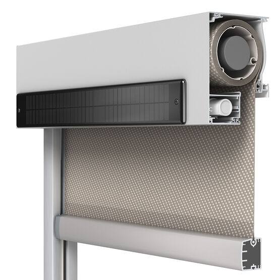 Solozip Solar | Store toile solaire ZIP extérieur de grandes dimensions - Store screen vertical
