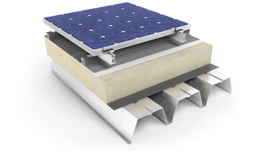 Solution d&#039;étanchéité avec intégration de panneaux photovoltaïques | RENOLIT ALKORPLAN Solar