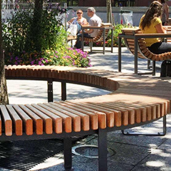  Solution modulaire pour banc public et aménagement urbain | Affinité - SINEU GRAFF