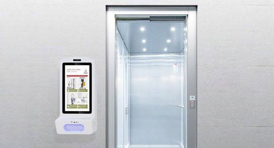  Solutions assainissantes &amp; Sans contact pour les ascenseurs - produit présenté par SCHINDLER