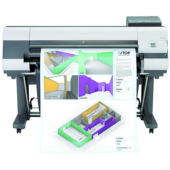 Solutions d&#039;impression grand format 44&#039;&#039; pour CAO/SIG, affiches et production | Canon imagePROGRAF iPF830