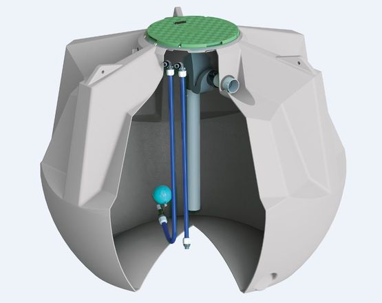 Solutions pour la récupération et la réutilisation des eaux de pluie | Gamme PLUVIO EVOLUTION - Cuve ou réservoir en matériau de synthèse pour eaux pluviales