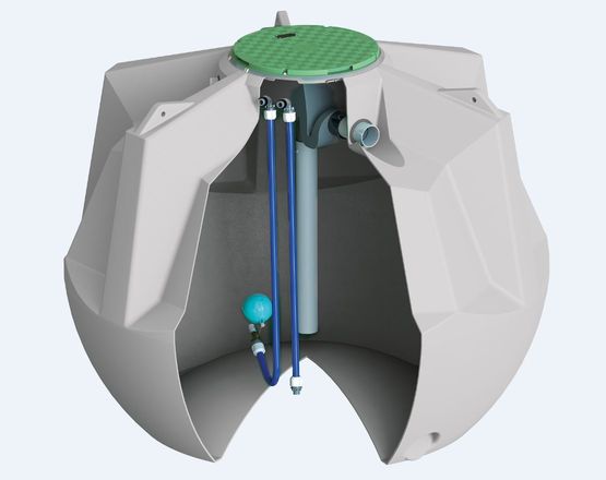  Solutions pour la récupération et la réutilisation des eaux de pluie | Gamme PLUVIO EVOLUTION - Cuve ou réservoir en matériau de synthèse pour eaux pluviales