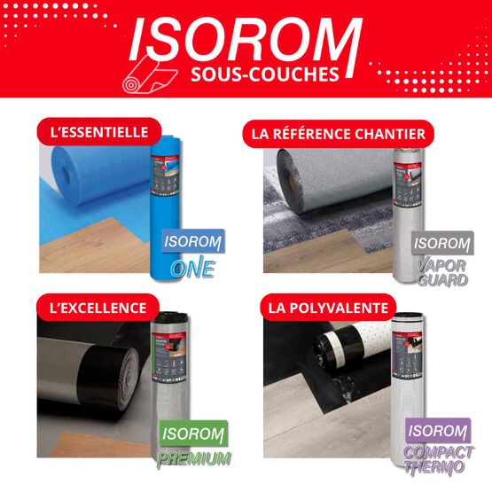 Sous-couches sols stratifiés | Isorom by Romus