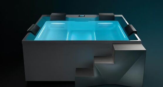  Spa 5 places assise plus basse | Heaven  - Baignoire rectangulaire