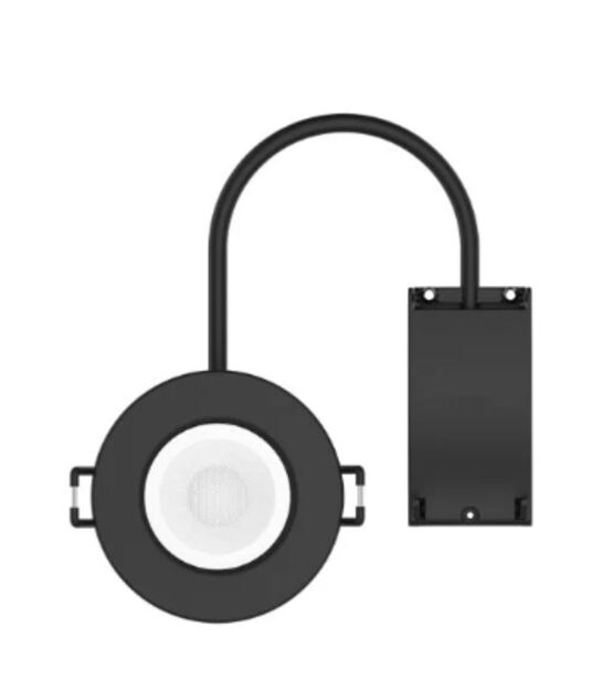 Spot LED encastrable | Spot LED étanche encastrable Dimmable CCT 6W noir IP65