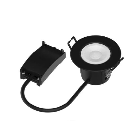  Spot LED encastrable | Spot LED étanche encastrable Dimmable CCT 6W noir IP65 - Spots encastrés