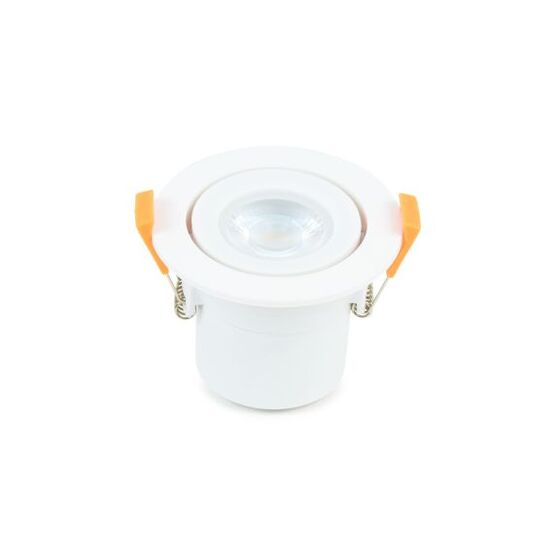 Spot LED orientable plast D 87 mm H 65 mm IP65 6W 3 000 K 550 lm dim Class II | 166106 - GIRARD SUDRON