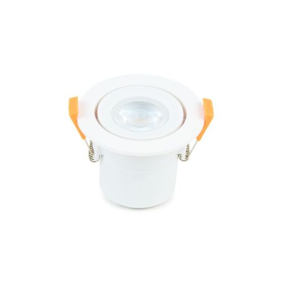  Spot LED orientable plast D 87 mm H 65 mm IP65 6W 3 000 K 550 lm dim Class II | 166106 - GIRARD SUDRON