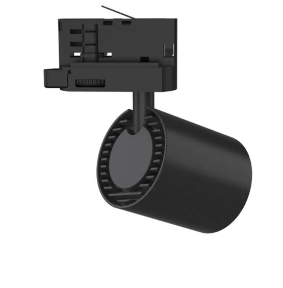 Spot LED sur rail triphasé noir 24 W TRIAC dimmable | Silumen - produit présenté par SILUMEN