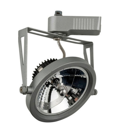  Spot sur rail de 50 W de puissance | Spot sur rail Barcelona Argent G53 AR111 - COLINTER AMPOULES SERVICE