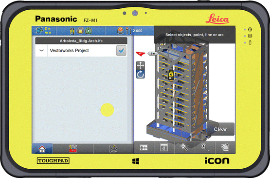  Station totale de construction avec des techniques numériques modernes | Leica iCON iCR70 et Tablette Leica CC80 - Matériel de topographie et d'implantation