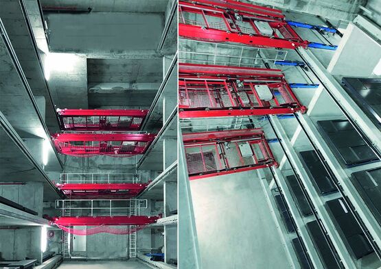  Stationnement entièrement automatique sur plusieurs niveaux. Le géant pour les grands projets avec un grand nombre d&#039;emplacements | DE-900 - CARPARK SYSTEM