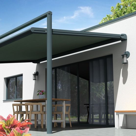  Store pergola toile structure aluminium | ZEN - Pergolas