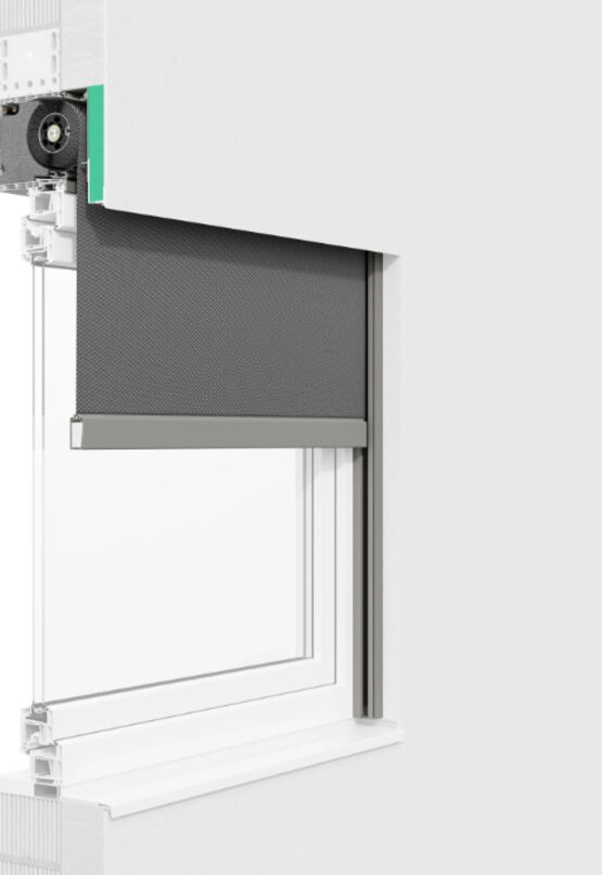  Store toile bloc-baie PVC | RA zipSCREEN ROMA - ROMA