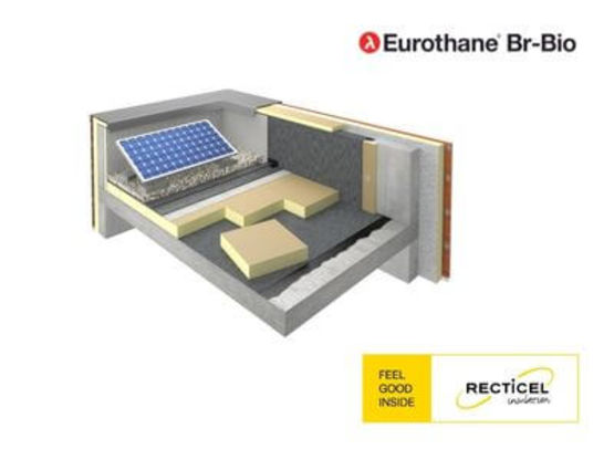  Support d’étanchéité apparente ou protection lourde | Eurothane Bi 4  - Isolants polyuréthane support d'étanchéité