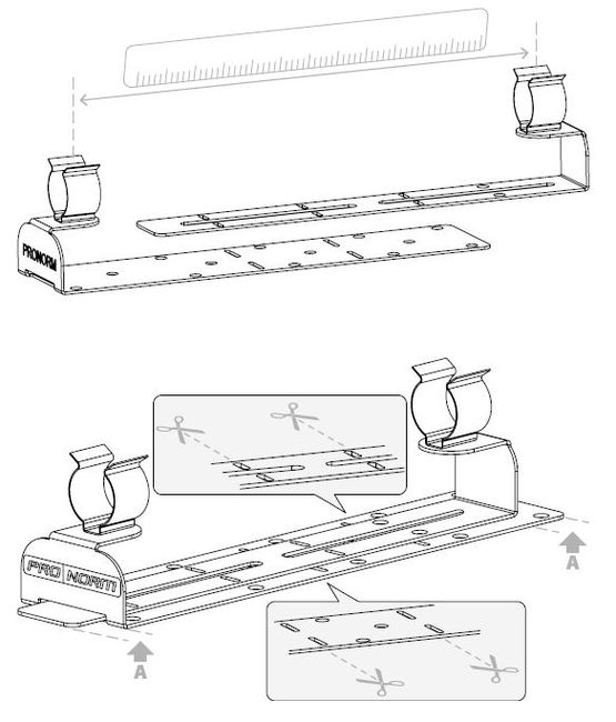 Support réglable en acier inoxydable pour bloc alimentation | PRONORM - produit présenté par AYOR