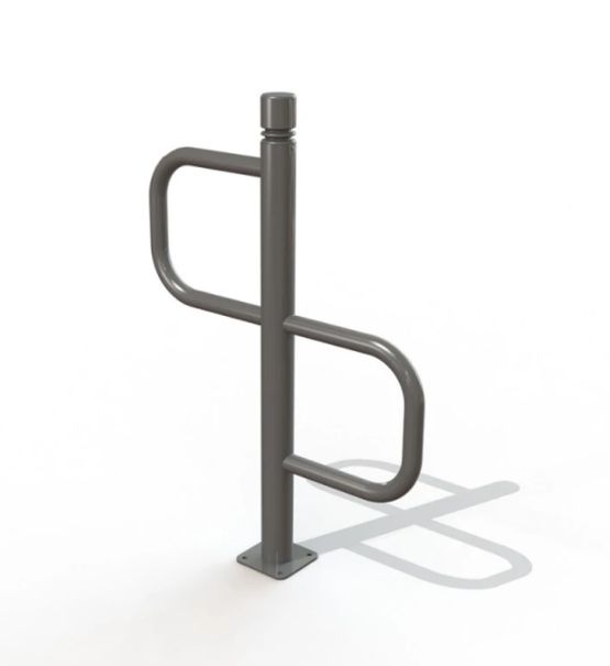  Support vélos 2 places design - Tête 2 gorges - NORMEQUIP