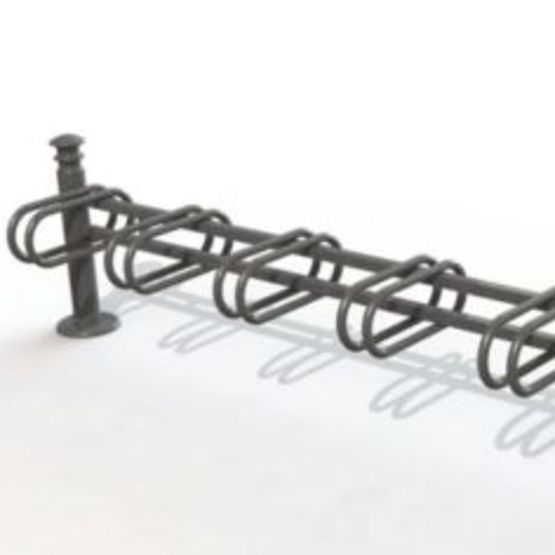  Support vélos 6 places design - Tête élégance - NORMEQUIP