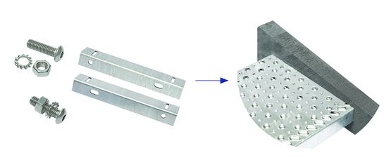  Supports pour marches d&#039;escaliers PMR en caillebottis | Support PS PMR - JK TECHNIC