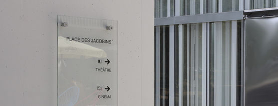 Supports signalétiques en verre trempé | Glasskit