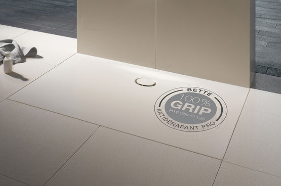  Surface antidérapante pour receveurs de douche en acier titane vitrifié | Antidérapant Pro Bette - BETTE