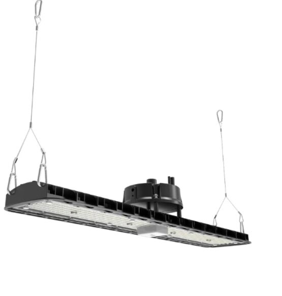 Suspension LED industrielle linéaire | High-Bay 250 W dimmable avec détecteur de mouvement