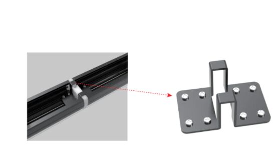  Suspension LED linéaire | Suspension LED 120cm 40W CCT noire interconnectable - MANDARIN & CO