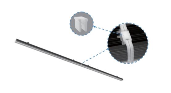  Suspension LED linéaire | Suspension LED 120cm 40W CCT noire interconnectable - Suspensions lumineuses