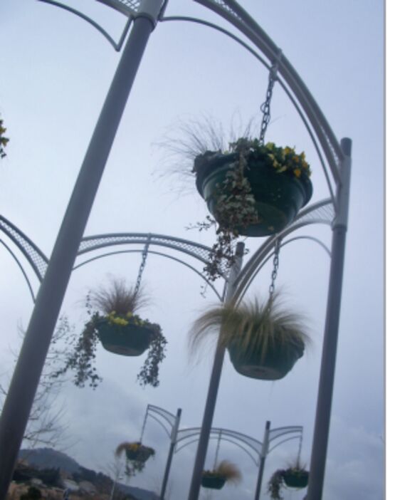  Suspente florale | Amande en acier pour aménagement urbain végétalisé - SEMCO
