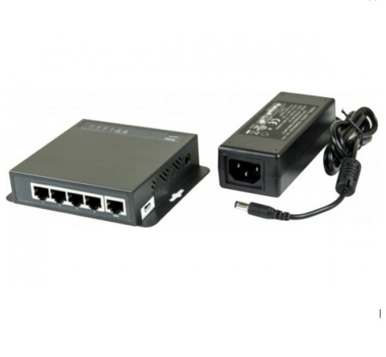 SWITCH NETIS PE6105 5 PORTS 10/100 DONT 4 POE+ 60W | Réf : 476105_EXERTIS CONNECT _1