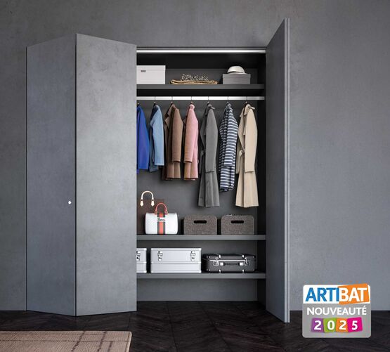 Syntesis Areo | Bloc-porte de placard invisible sur mesure