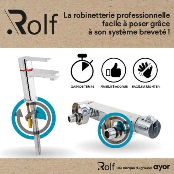 Le système Fixofast facilite et fiabilise vos raccordements de robinetterie