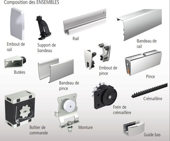  Système coulissant à fermeture automatisée pour portes en verre | SOFTCLOSE GLASS - MANTION