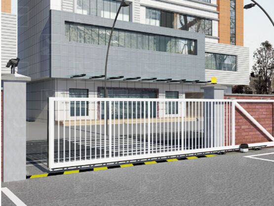  Système coulissant avec amortisseur pour portes jusqu'à 200 kg | SAF-200 - Portails fer ou acier