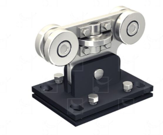 Système coulissant avec amortisseur pour portes jusqu'à 200 kg | SAF-200 - produit présenté par MANTION