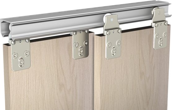 Système coulissant droit pour portes en bois ou portes de placard | TUBEL - produit présenté par MANTION