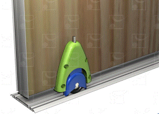  Système coulissant pour porte de placard d’épaisseur 18 mm | PICOSTAR 18 - MANTION