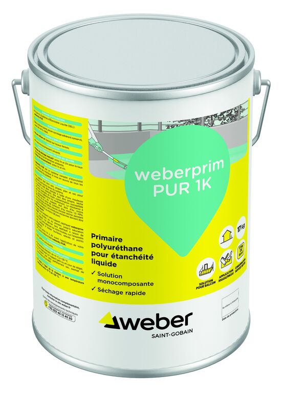  Système d'étanchéité liquide polyuréthane pour balcons et loggias | Weberdry PUR - WEBER