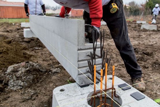  Système d&#039;infrastructures préfabriquées pour tout type de terrain | SIP-RECTOR - Longrine préfabriquée, élément de structure enterré