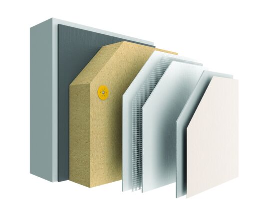 Système d&#039;isolation par l&#039;extérieur avec isolant en fibres de bois sous enduit décarboné |  StoTherm Wood Aims