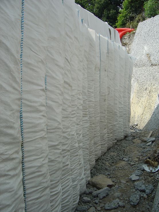 Système d&#039;isolation pour mur enterré | Wall-Bag - produit présenté par MISAPOR SA