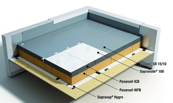  Système d&#039;isolation thermique biosourcé pour toiture terrasse | Pavaroof - Isolant pour ITE