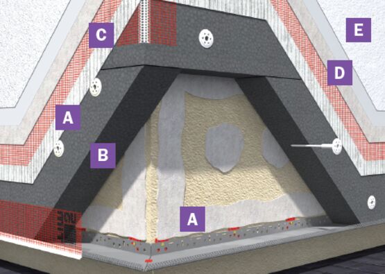  Système d’isolation thermique par l’extérieur en polystyrène expansé graphité | Baumit StarSystem PSE  - BAUMIT