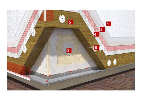  Système d’isolation thermique par l’extérieur minéral en laine de roche | Baumit StarSystem Mineral - Isolant pour ITE